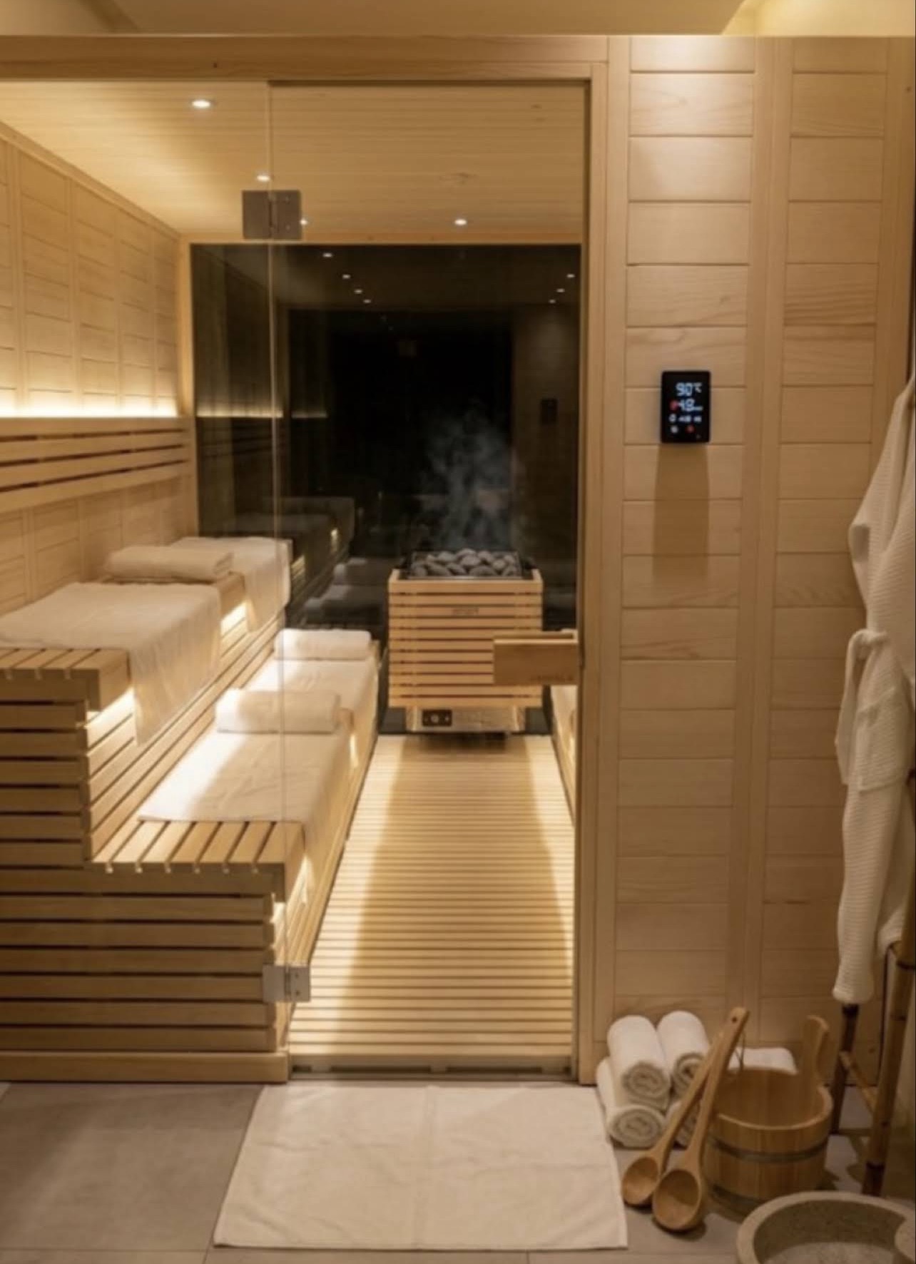 Full Body Bali Couples Massage + Sauna for Two